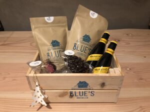 Blue's kadokistje met koffie en andere producten