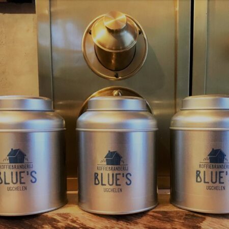 Blue's blikje met 250 gram koffie
